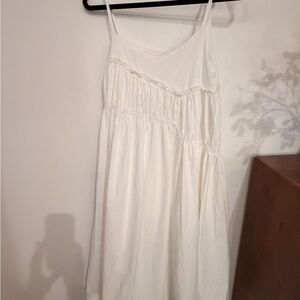OAK + FORT White Lightweight Summer Dress size S